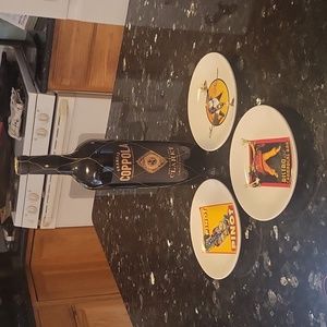 Canape Plates Kentfield's for Santa Barbara 2003 Tapas Retro.  Set of 3